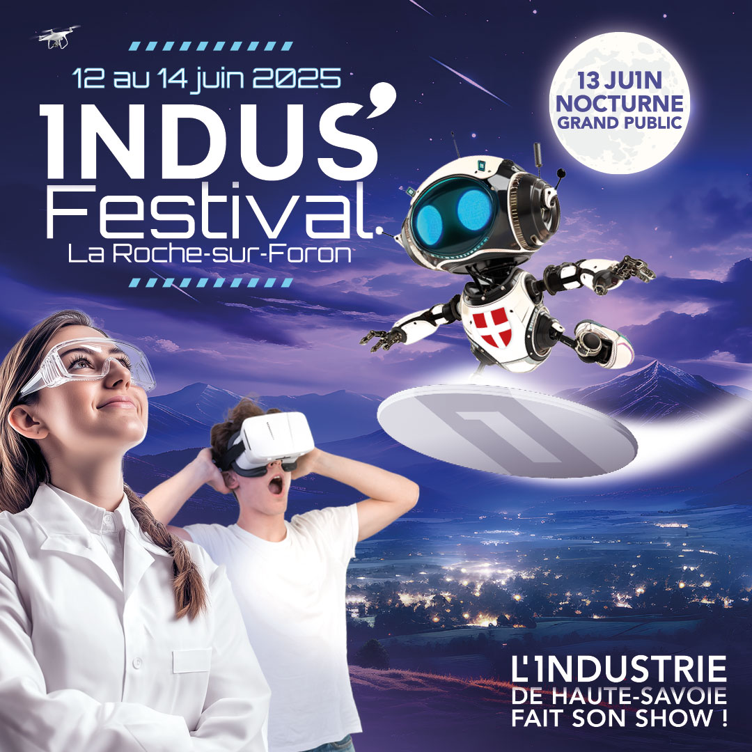 Affiche de l'édition 2025 de l'INDUS'FESTIVAL